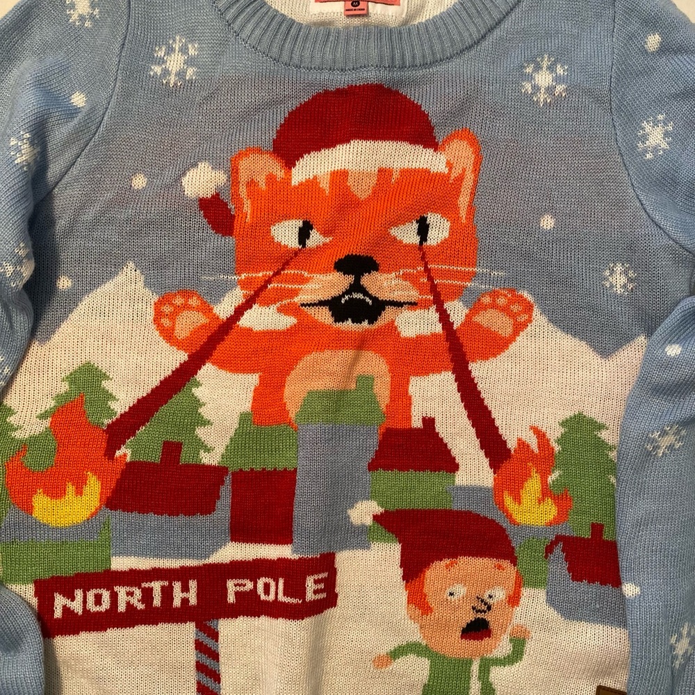 Tipsy Elves ugly Christmas sweater women’s Med